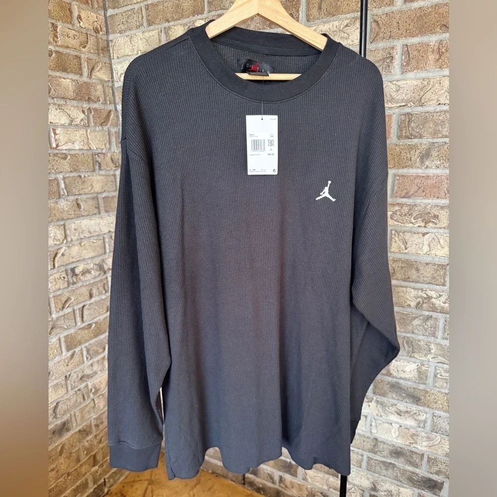 Air Jordan/ Black Long Sleeve Shirt Michael Jordan Size XXL T